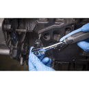 Sealey Adjustable Tap Socket Set Tapping Reaming 3/8" Drive 2pc AK872