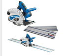 CLARKE PLUNGE TRACK SAW 1200W 160MM CIRCULAR WITH 2X GUIDE RAILS 230V CPS16