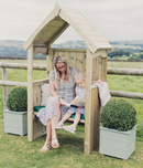 Wooden Garden Arbour 2 Seat Bench Chair Pressure Treated POPPY Churnet Valley