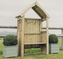 Wooden Garden Arbour 2 Seat Bench Chair Pressure Treated POPPY Churnet Valley