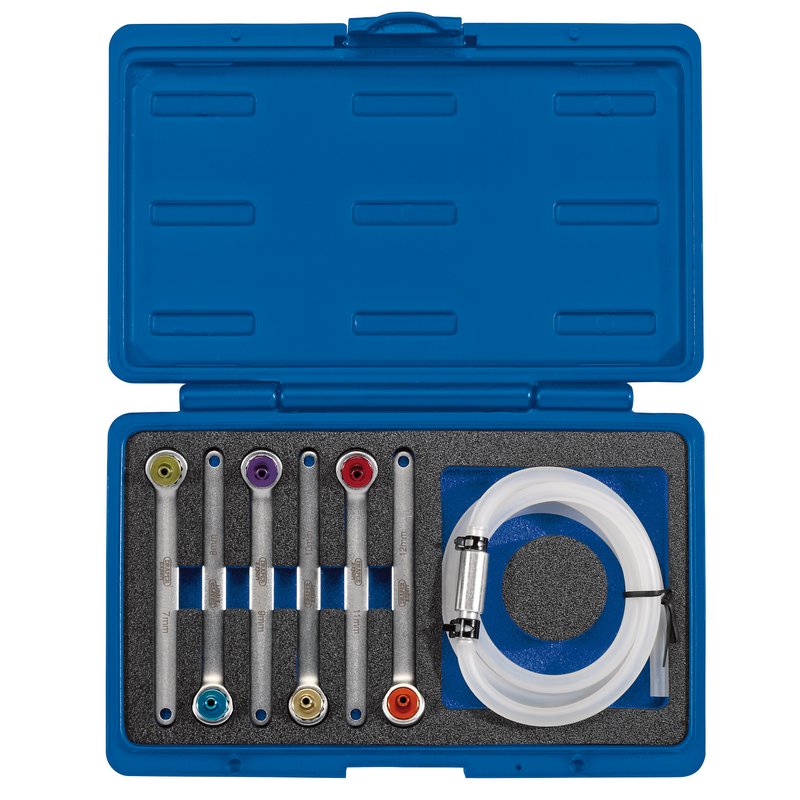 Draper Expert Universal Clutch And Brake Bleeding Kit (7 Piece)