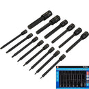 BlueSpot Impact Torx Bit Sockets 8pc Extra Long 1/4" 3/8" 1/2" T6 -T70 01595