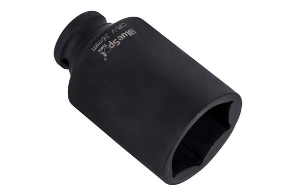 BlueSpot 36mm Deep Impact Socket 1/2" Hub Nut Flywheel Socket Hex 6 point 01673