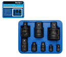 BLUESPOT IMPACT SOCKET SET 8PC 1/4" 3/8" 1/2" 3/4" 1" REDUCER ADAPTOR 02077