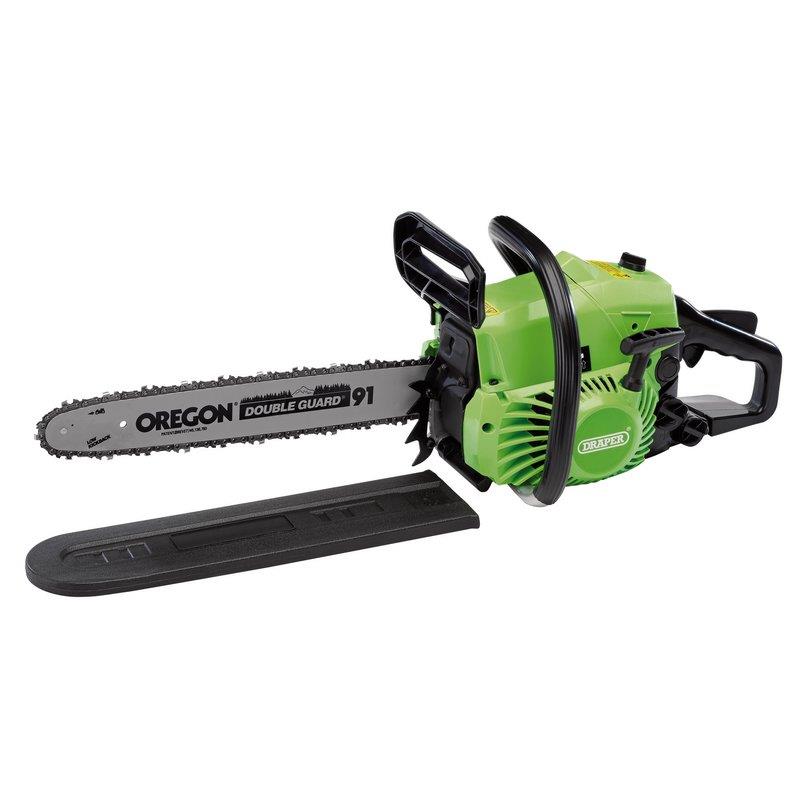 DRAPER PETROL CHAINSAW 40CM OREGON CHAIN 37CC PRUNING LOGGING 1300W 02567