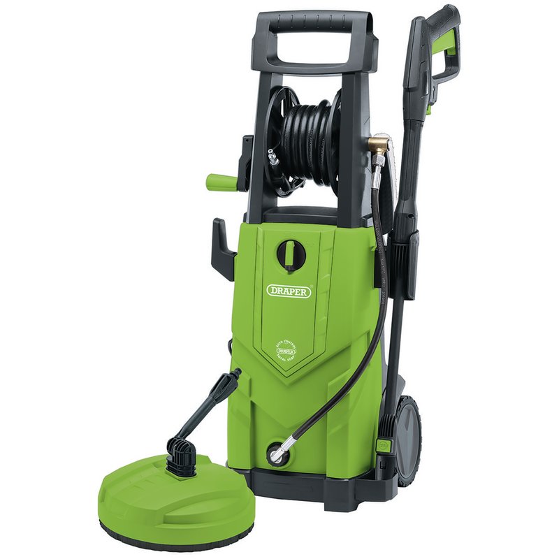 230V Pressure Washer, 2200W, 165Bar, Green