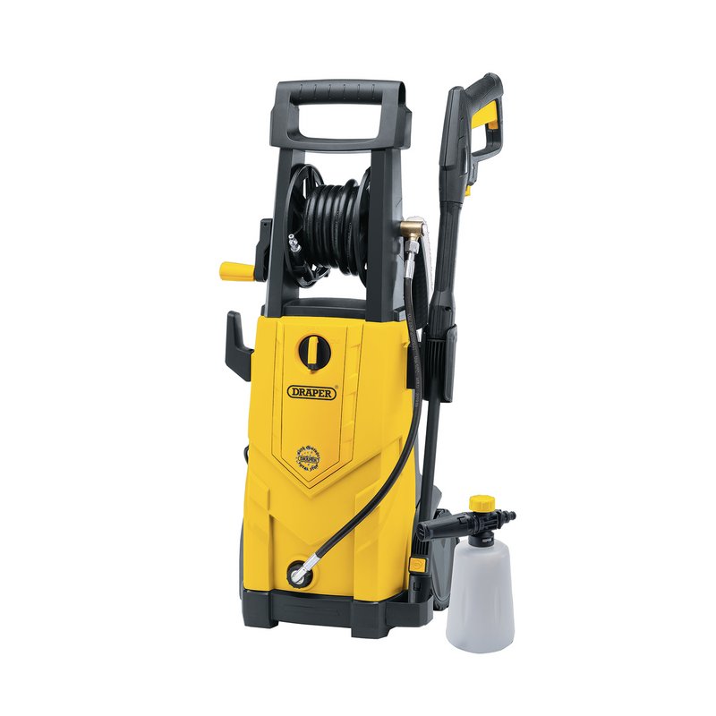 230V Pressure Washer, 2200W, 165Bar, Yellow