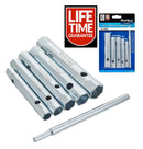 BLUESPOT TUBULAR BOX SPANNER 6PC WRENCH SOCKET SET & BAR 8mm-17mm 04301