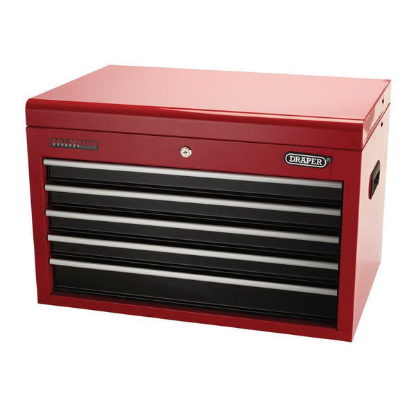 Tool Chest, 5 Drawer, 26", Red