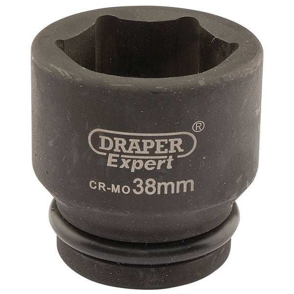 Draper Expert HI-TORQ&#174; 6 Point Impact Socket, 3/4" Sq. Dr., 38mm