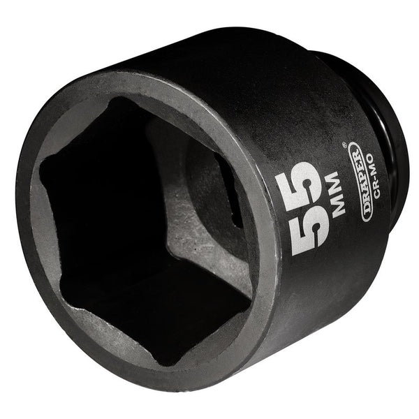 Draper Hi-TORQ&#174; Impact Socket, 3/4" Sq. Dr., 55mm