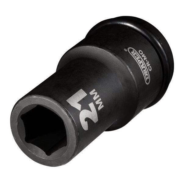 Draper Hi-TORQ&#174; Deep Impact Socket, 3/4" Sq. Dr., 21mm