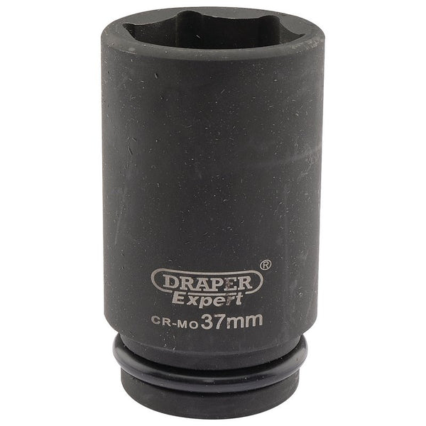 Draper Expert HI-TORQ&#174; 6 Point Deep Impact Socket, 3/4" Sq. Dr., 37mm - Discontinued