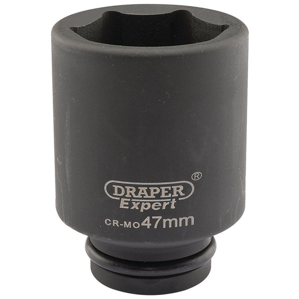 Draper Expert HI-TORQ&#174; 6 Point Deep Impact Socket, 3/4" Sq. Dr., 47mm - Discontinued