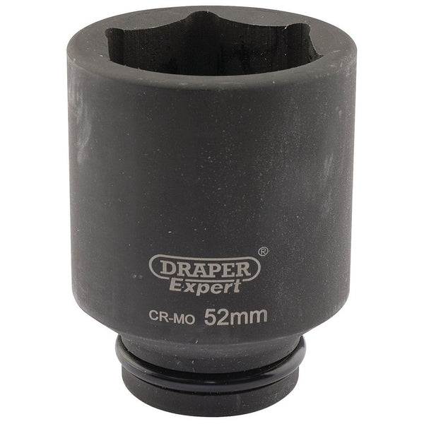 Draper Expert HI-TORQ&#174; 6 Point Deep Impact Socket, 3/4" Sq. Dr., 52mm - Discontinued