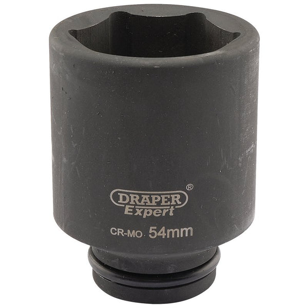 Draper Expert HI-TORQ&#174; 6 Point Deep Impact Socket, 3/4" Sq. Dr., 54mm