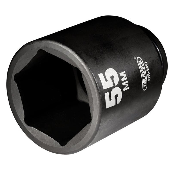 Draper Hi-TORQ&#174; Deep Impact Socket, 3/4" Sq. Dr., 55mm