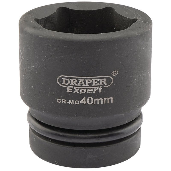 Draper Expert HI-TORQ&#174; 6 Point Impact Socket, 1" Sq. Dr., 40mm