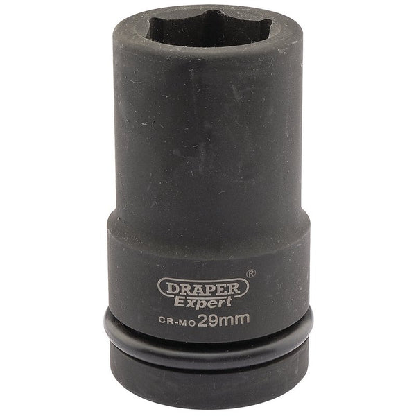 Draper Expert HI-TORQ&#174; 6 Point Deep Impact Socket, 1" Sq. Dr., 29mm