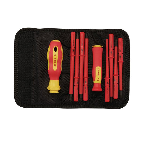 XP1000&#174; VDE Interchangeable Blade Screwdriver Set (10 Piece)