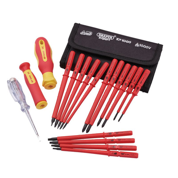 XP1000&#174; VDE Interchangeable Blade Screwdriver Set (18 Piece)