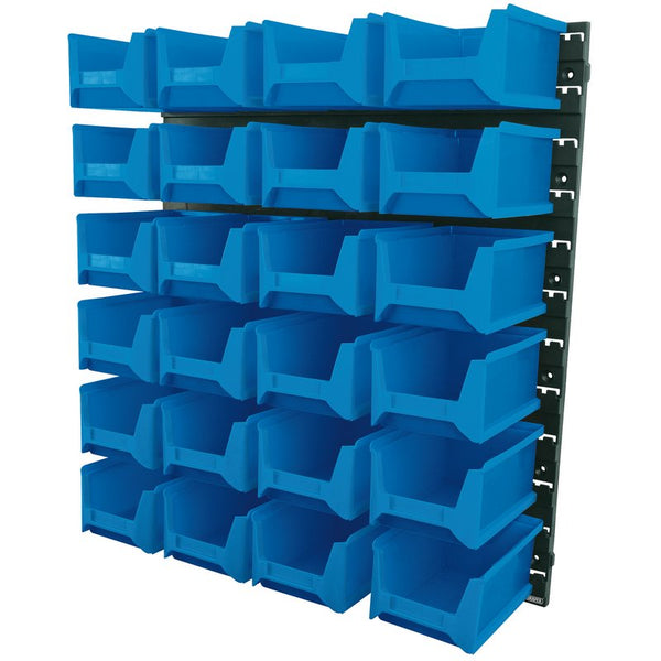 24 Bin Wall Storage Unit, Large Bins