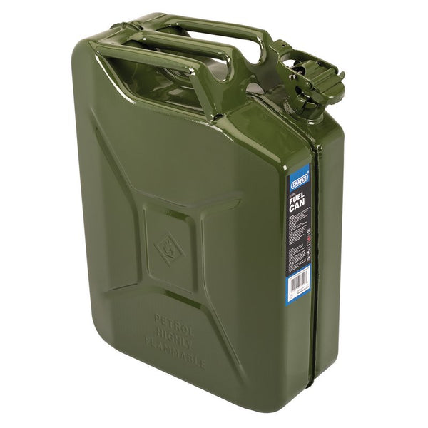 Steel Fuel Can, 20L, Green