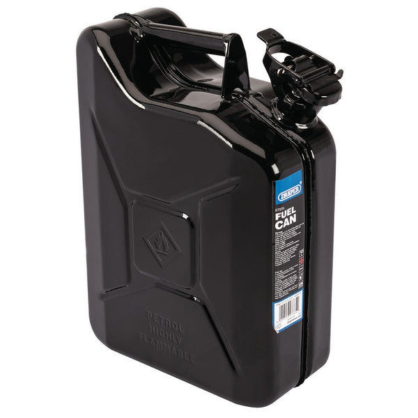 Steel Fuel Can, 10L, Black