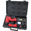 AIR IMPACT WRENCH & 3/8" AIR RATCHET REVERSIBLE 15PC 1/2" DRIVE & SOCKETS CT0870