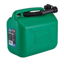 Draper 10L Jerry Can Fuel Plastic Petrol Diesel Green 10 Litre & Spout 09055