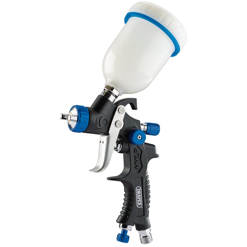 Gravity Feed HVLP Composite Body Air Spray Gun, 100ml