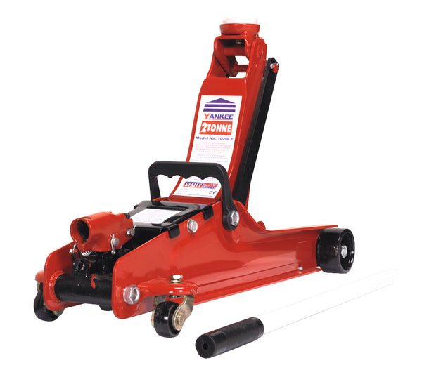 Sealey Low Profile Short Chassis Trolley Jack 2 Tonne - Red 1020LE