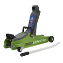 Sealey Trolley Jack Low Entry 2 Tonne Profile Short Chassis Green 1020LEHV