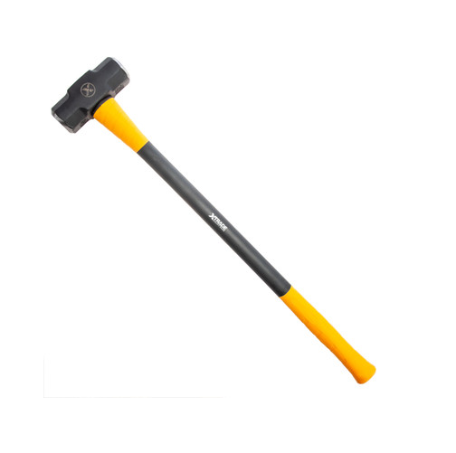 XTRADE Sledge Hammer 10lb Fibre Glass 36" Club Lump Rubber Grip X0900082