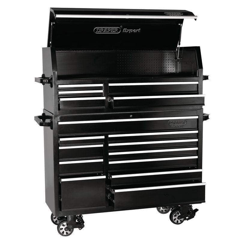 Roller Tool Cabinet and Tool Chest, 16 Drawer, 56" - Discontinued