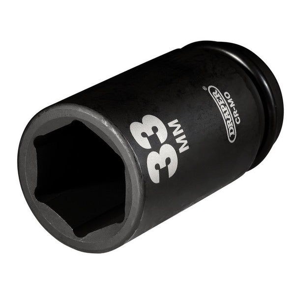 Draper Hi-TORQ&#174; Deep Impact Socket, 3/4" Sq. Dr., 33mm