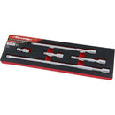 5PC EXTENSION BAR SOCKET SET 1/2" DRIVE LONG RATCHET CT1236