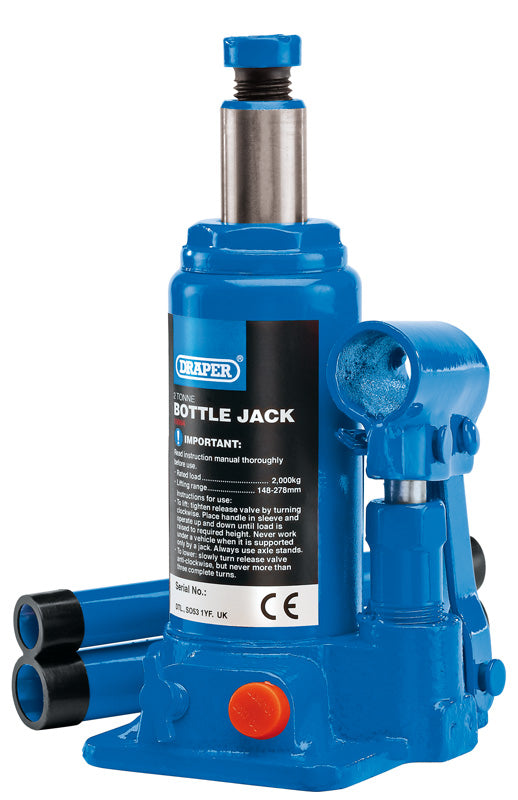 Hydraulic Bottle Jack, 2 Tonne