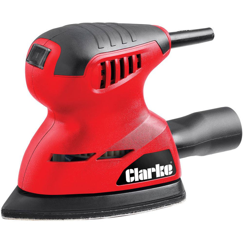 CLARKE PALM SANDER 125W DETAIL SANDER CORNER MOUSE ELECTRIC SANDING TOOL CPS125