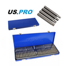 US PRO Hex Spline Torx Bit Set 58pc Star Security Star 1/2" 3/8" Adaptors 1362