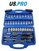 Blue Spot Socket Set Spanner Set 1/2" 1/4" 3/8" 120pc Metric AF Extension Bar
