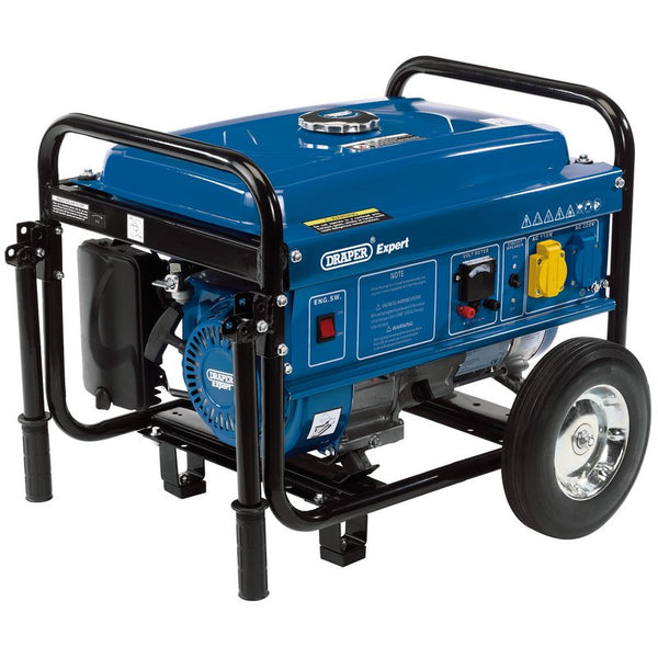 Draper Expert Petrol Generator with Wheels, 2000W