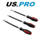 US PRO Flexible Screwdriver Set 3pc 300mm Flexi Screwdrivers 1617