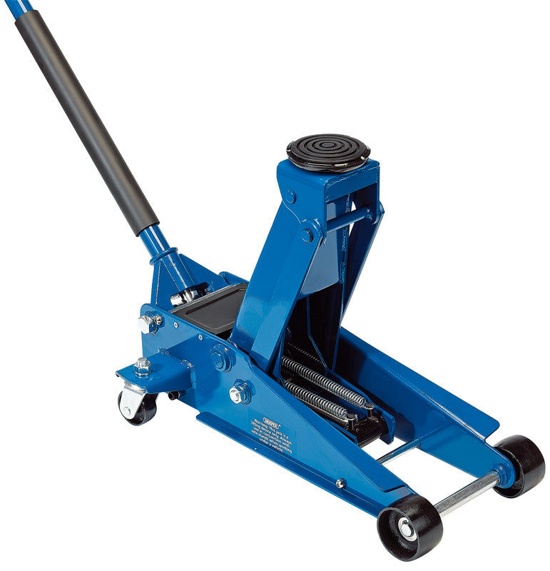 Heavy Duty Trolley Jack with Twin Pistons, 3 Tonne