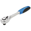 Draper Ratchet 1/2" Square Drive 72 Tooth Reversible Soft Grip Ratchets 16429