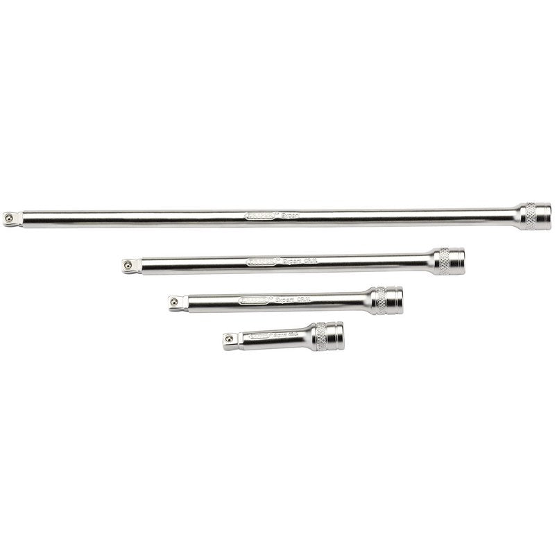 Wobble Extension Bar Set, 1/4" Sq. Dr., Micro Satin Chrome (4 Piece)