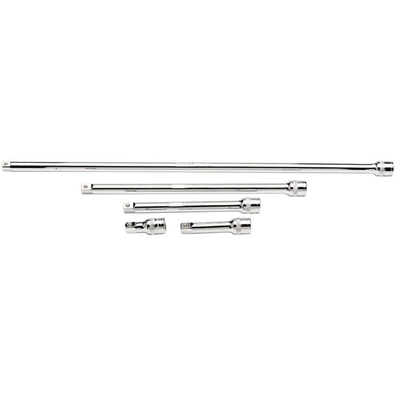 Extension Bar Set, 3/8" Sq. Dr., Polished Chrome (5 Piece)