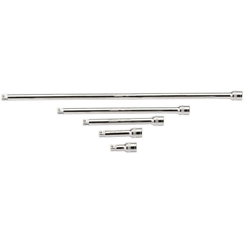 Wobble Extension Bar Set, 3/8" Sq. Dr., Micro Satin Chrome (5 Piece)