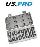 US PRO Impact Long Spline Bit Socket Set Industrial 8pc 1/2" Drive M5-18MM 1690