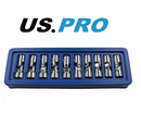 US PRO Flexible Socket Set 10pc 3/8" Flexi Flexible Universal Metric 1693